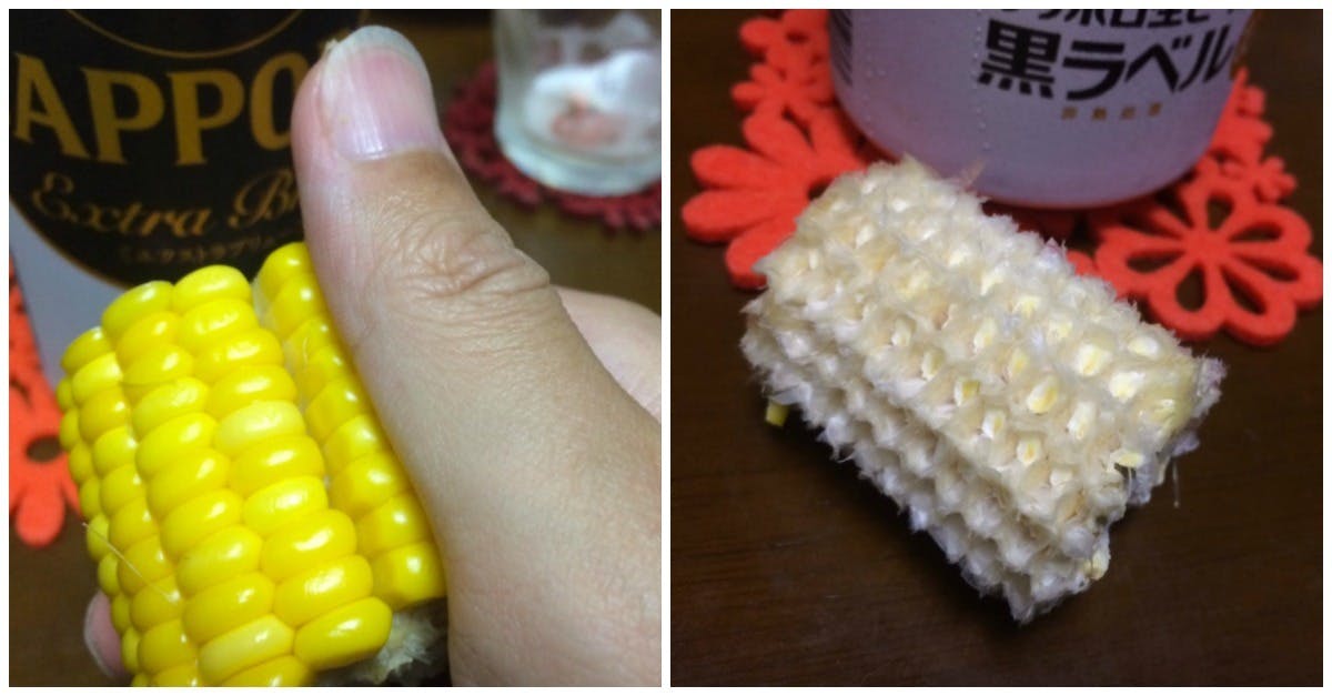 Cover Image for Wedge Thumb Into Row Of Corn Kernels, Then Twist Wrist To Clean Entire Cob Perfectly