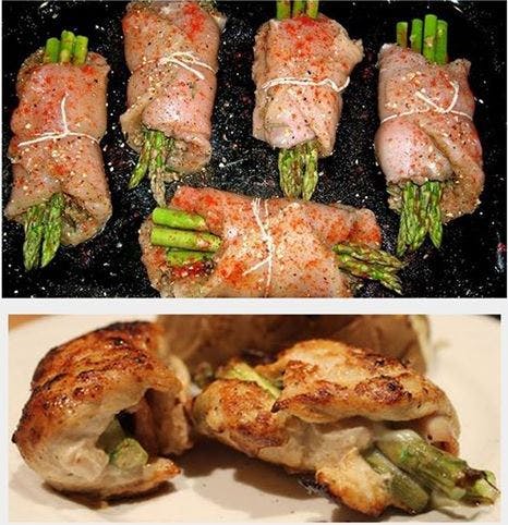 Cover Image for Asparagus Stuffed Chicken!!