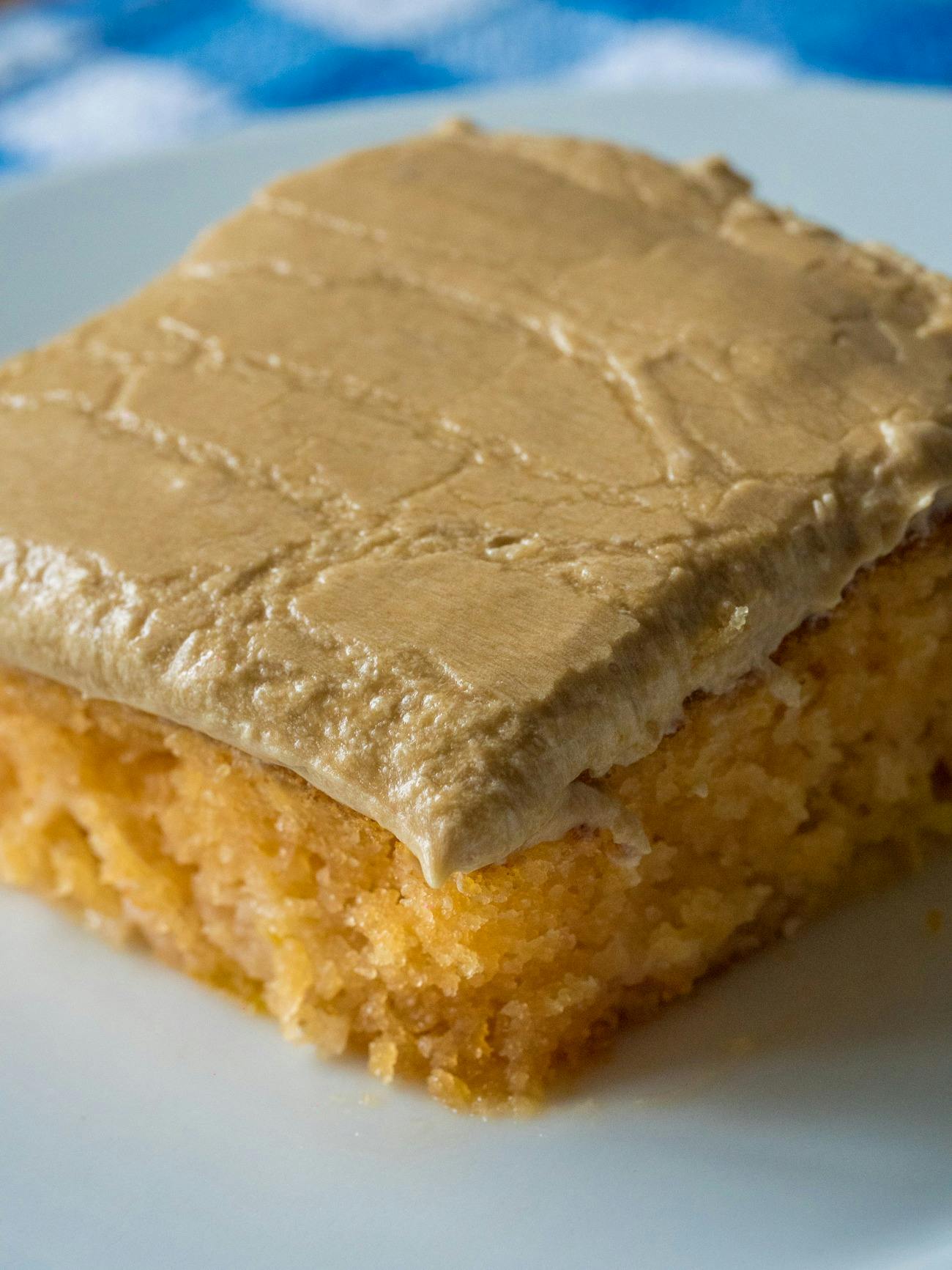 Cover Image for Peach Cake With Brown Sugar Frosting