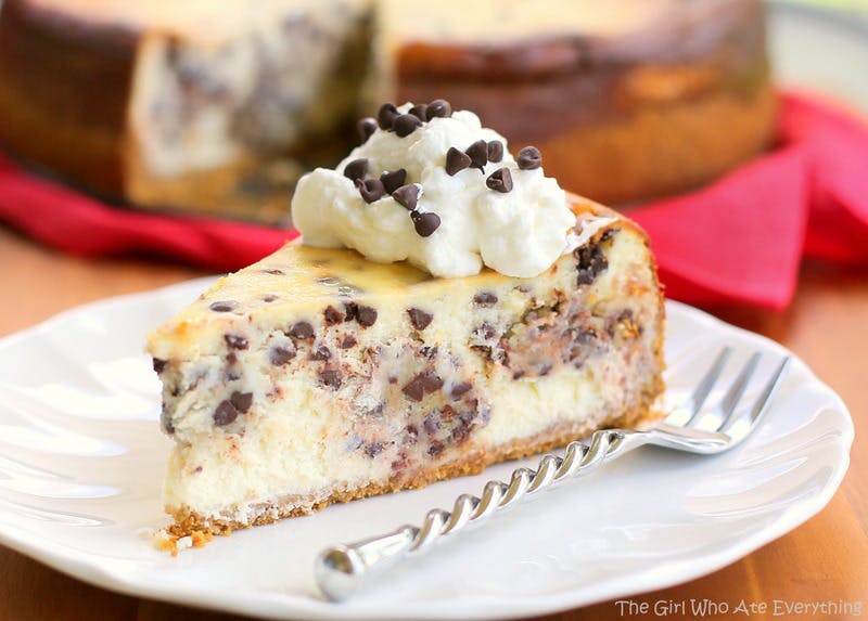 Cover Image for THE CHEESECAKE FACTORY’S CHOCOLATE CHIP COOKIE DOUGH CHEESECAKE