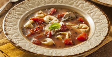 Cover Image for Clear Your Schedule And Make This Enticing Rustic Italian Tortellini Soup