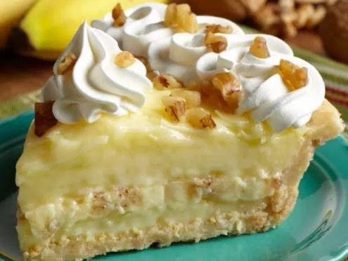 Cover Image for Old Fashioned Banana Cream Pie