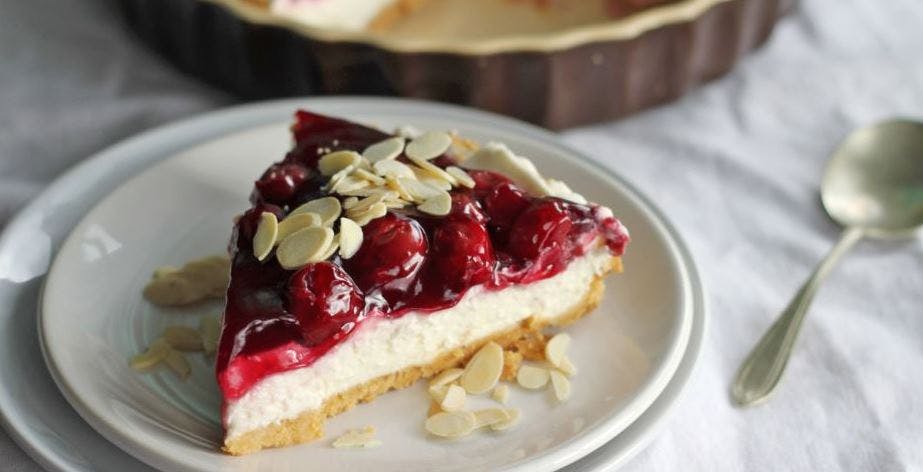Cover Image for CHERRY ALMOND CREAMY CHEESE PIE
