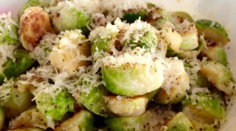Cover Image for Parmesan Brussels Sprouts