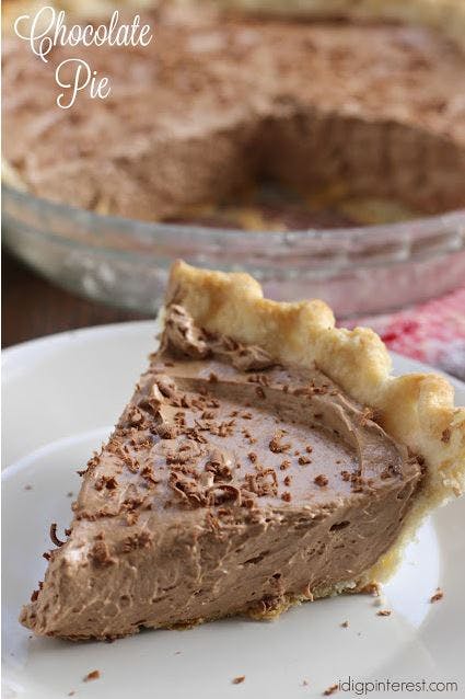 Cover Image for CHOCOLATE PIE RECIPE