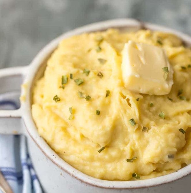 Cover Image for SLOW COOKER GARLIC BUTTER MASHED POTATOES