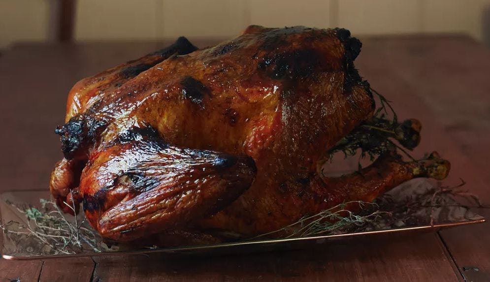 Cover Image for Upside-Down Roasted Turkey