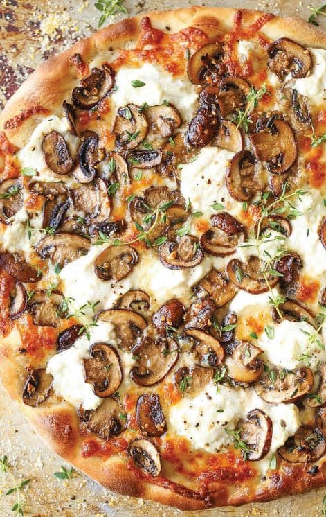 Cover Image for WHITE MUSHROOM PIZZA