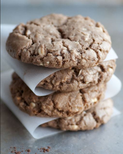 Cover Image for Buttery White Chocolate Chip Cocoa Cookies