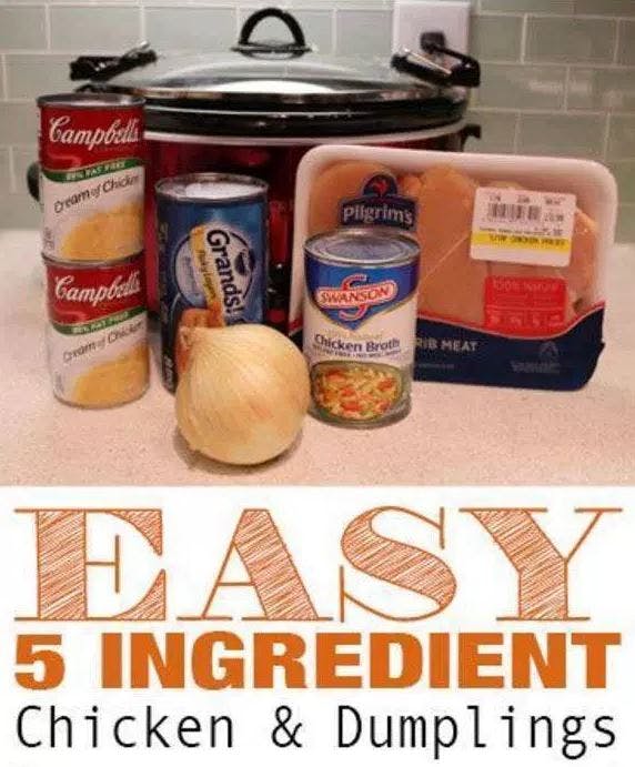 Cover Image for Easy Crock Pot Chicken and Dumplings