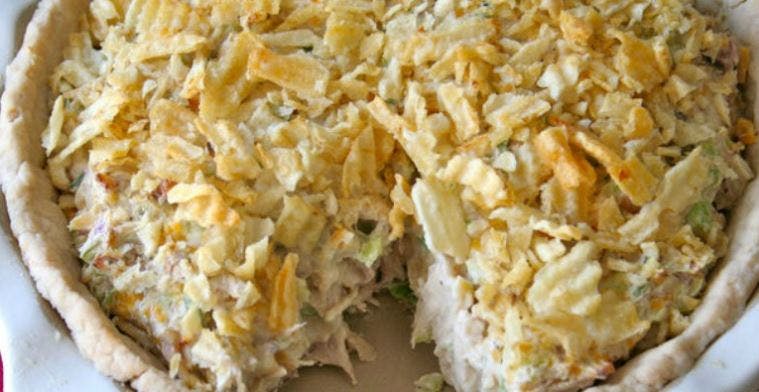 Cover Image for Savor The Flavor Of Warm Chicken Salad Pie