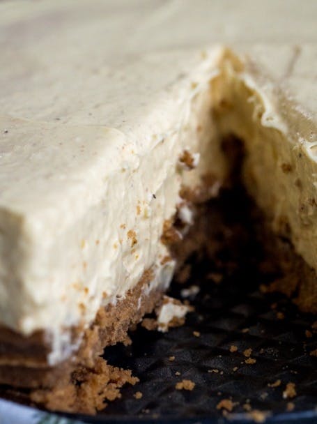 Cover Image for The Best Holidays Dessert Ever – Eggnog Cheesecake –