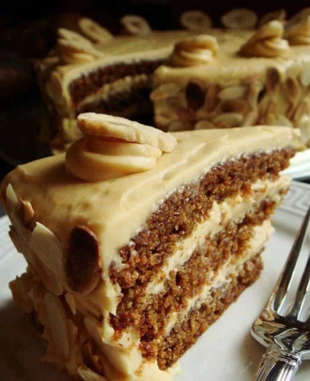 Cover Image for Butterscotch Cake with Caramel Icing