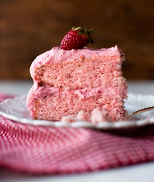 Cover Image for Homemade Strawberry Cake
