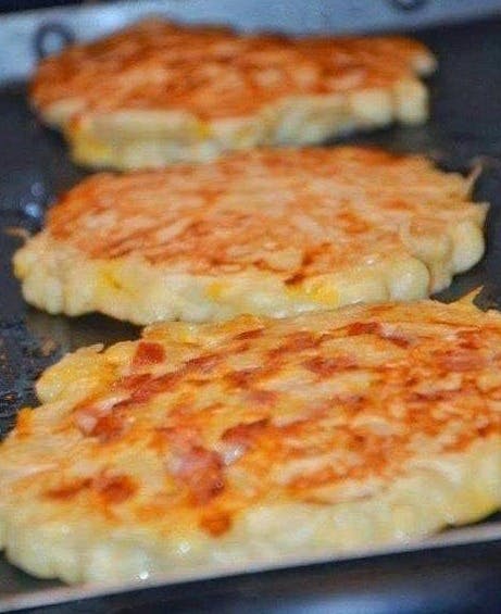 Cover Image for Cheddar Patty Cakes with leftover mashed potatoes
