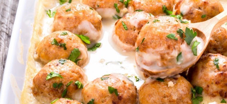 Cover Image for Creamy Meatballs For Dinner