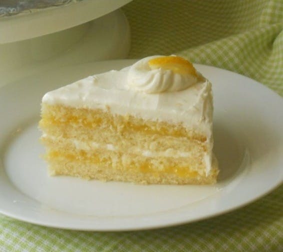 Cover Image for Lemon Cake with Lemon Filling and Lemon Butter Frosting