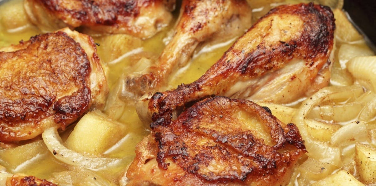 Cover Image for Baked Chicken and Apples