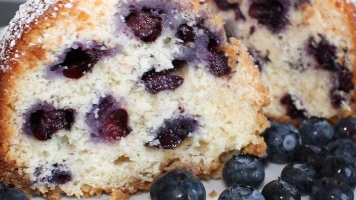 Cover Image for Blueberry Coffee Cake - This cake is super for a quick breakfast snack with coffee.