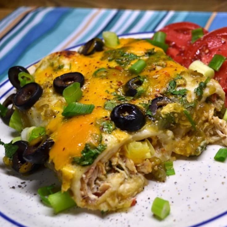 Cover Image for Cream Cheese  Chicken Enchiladas