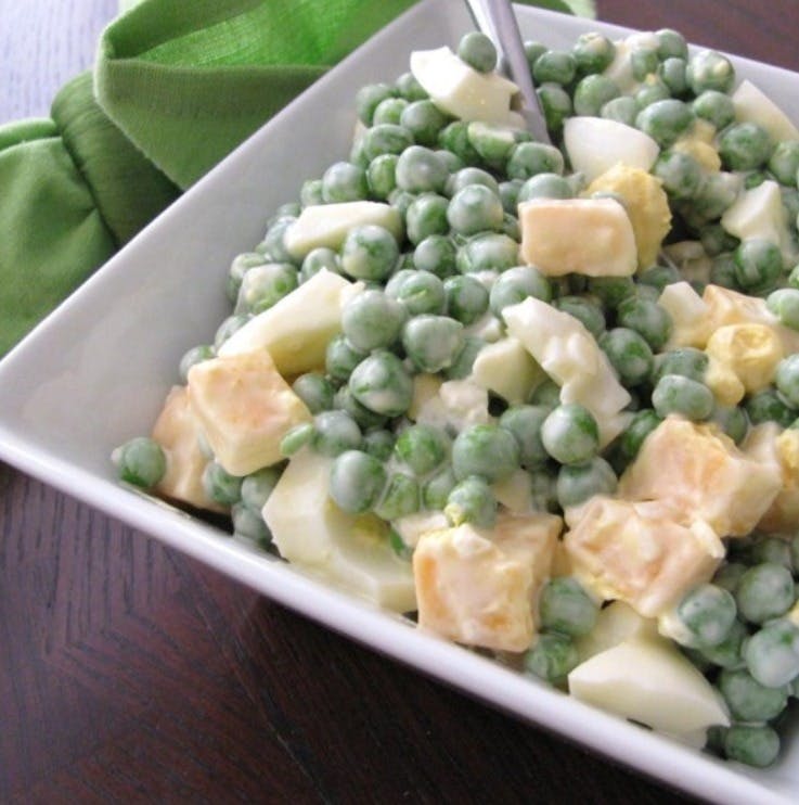 Cover Image for Creamy Pea Salad