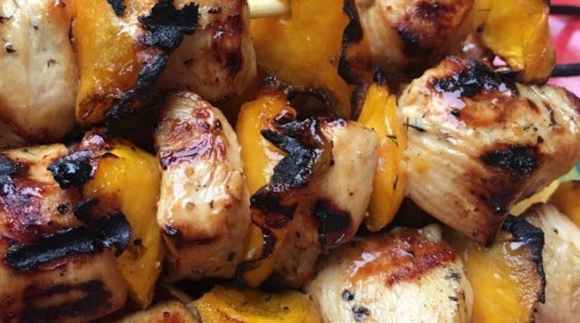 Cover Image for Mango Chicken Kabobs