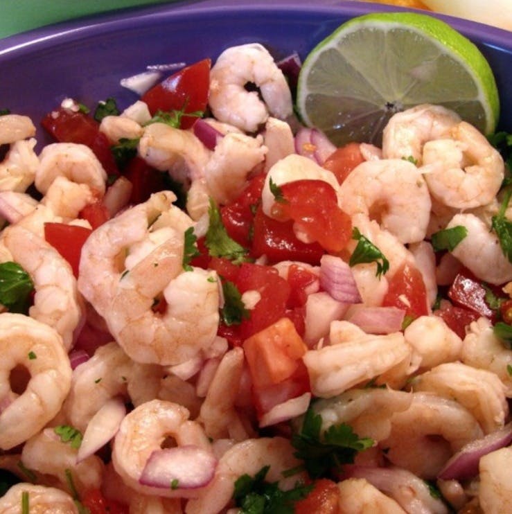 Cover Image for Roasted Shrimp With Corn Salsa