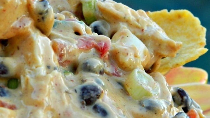 Cover Image for Outrageous Warm Chicken Nacho Dip
