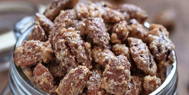 Cover Image for Sweet Snack Recipe>>> Cinnamon Sugar Glazed Nuts