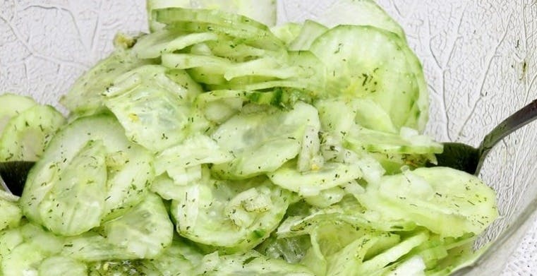 Cover Image for This Cucumber Summer Salad's Crispy, crunchy, utterly delicious.