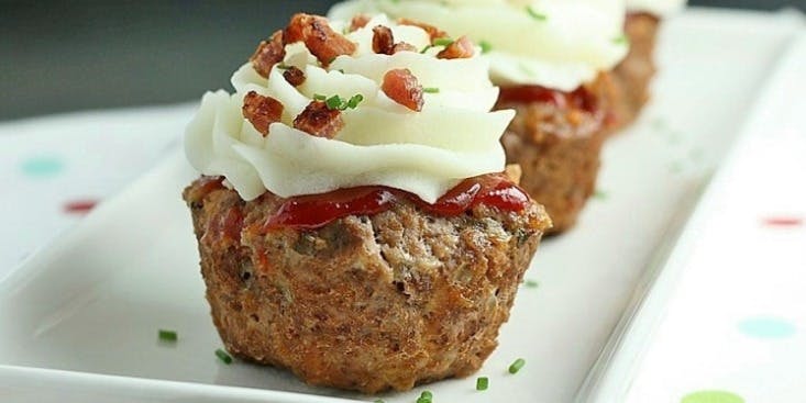 Cover Image for Skinny Meatloaf Cupcakes