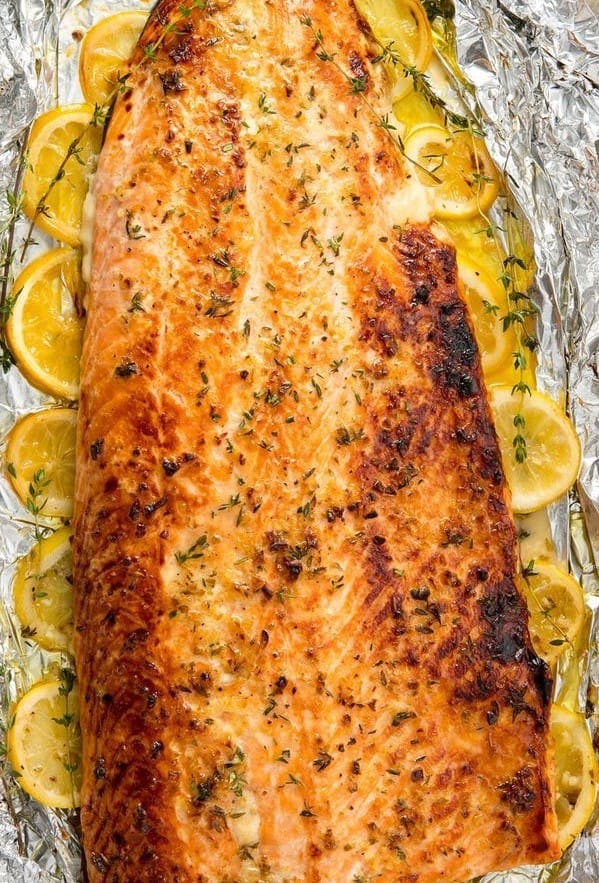 Cover Image for Baked salmon in foil