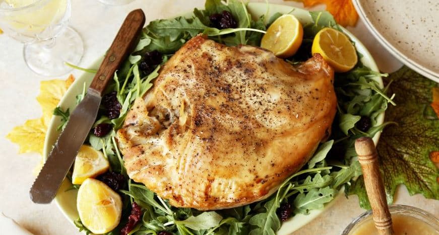 Cover Image for EASY CROCK POT TURKEY BREAST WITH FAIL PROOF GRAVY