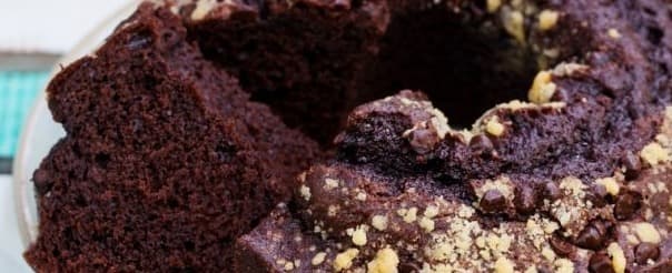 Cover Image for Jump For Joy Over This German Chocolate Pound Cake With Caramel Glaze!